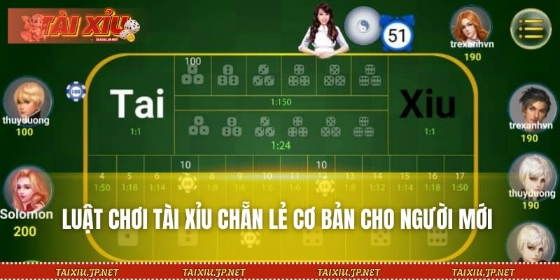 Luật chơi tài xỉu chẵn lẻ cơ bản cho người mới